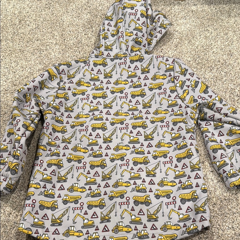 George Hats Kids' Gray Jacket with construction print - Picture 4 of 4
